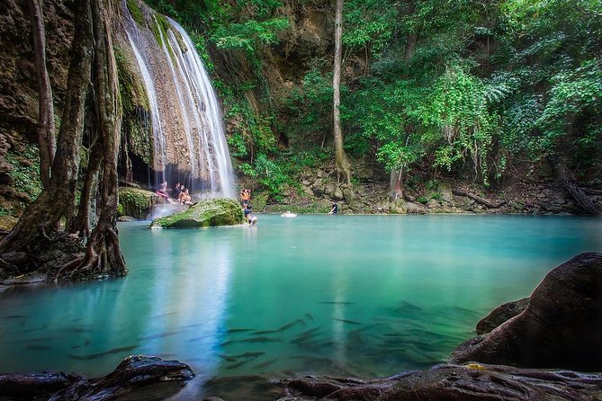 Private Kanchanaburi Erawan Waterfall&Thai-Burma Death Railway Tour From Bangkok