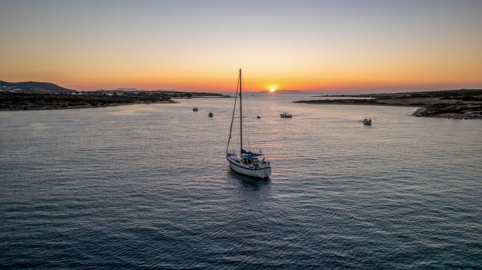 Private Sunset Cruise to Antiparos With Local Snacks - Overview of the Sunset Cruise