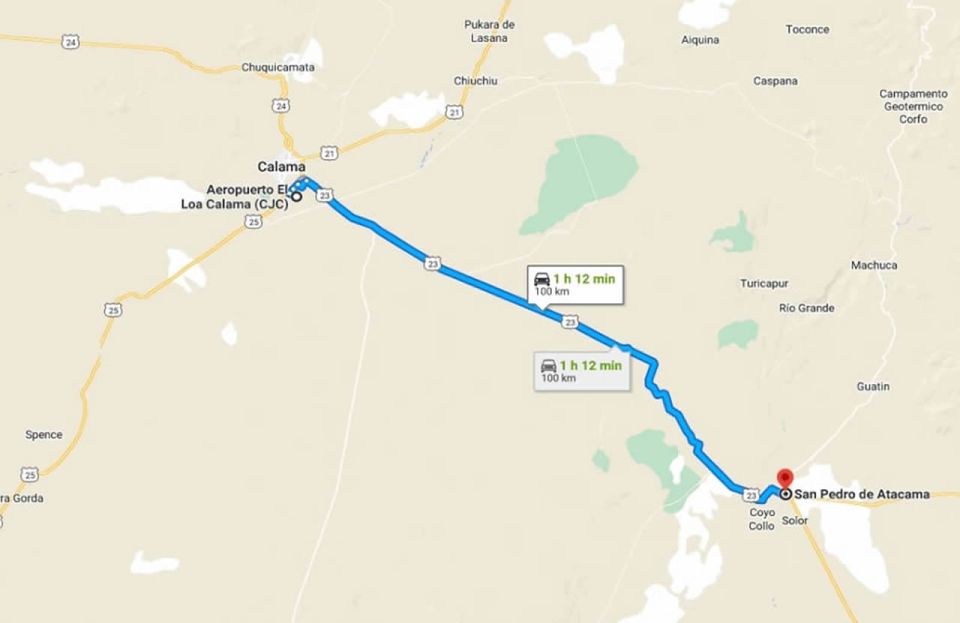 Private Transfer to San Pedro De Atacama. Without Waiting - Service Overview