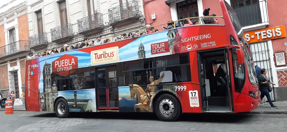 Puebla: Hop-On Hop-Off Bus City Sightseeing Tour