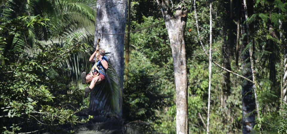 Puerto Maldonado: Kayak and Zip Line Adventure + Monkey Isla