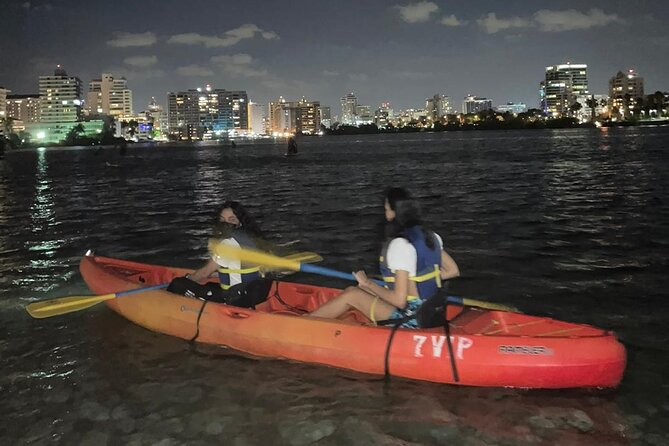 Puerto Rico Night Kayaking Guided Tour in Condado Lagoon