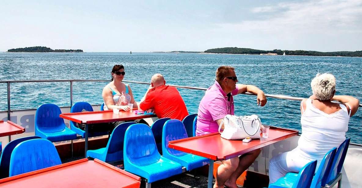 Pula: Harbor Cruise With Unlimited Drinks