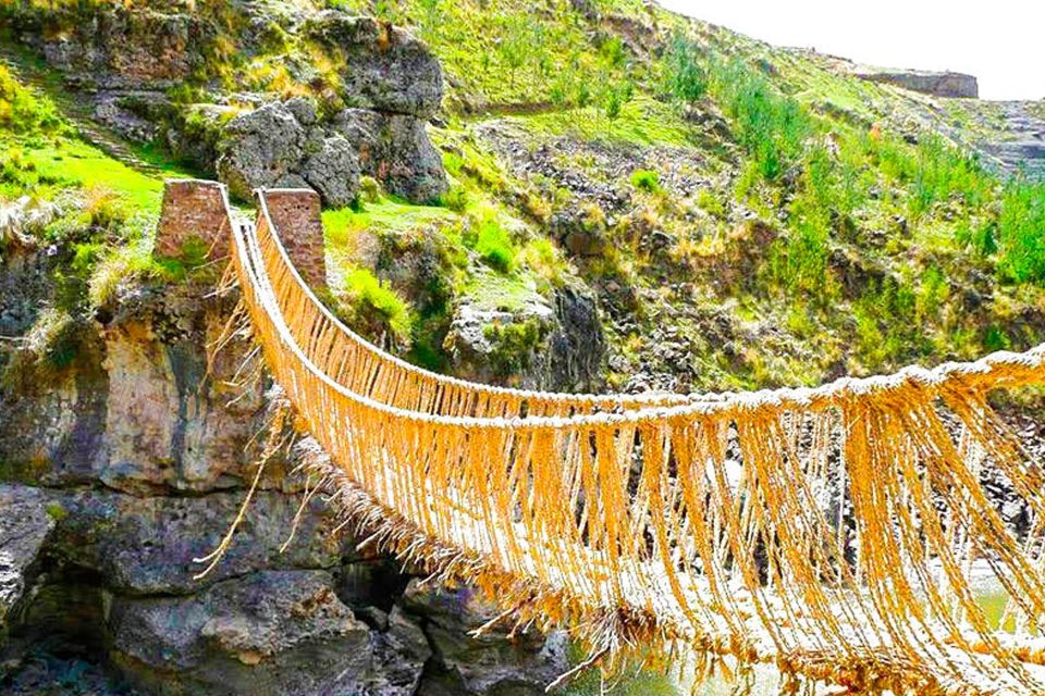 Qeswachaka Inca Bridge the Last Surviving Inca Bridge 1 Day