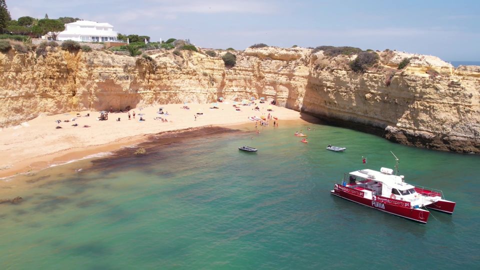 Quarteira: Benagil Cave Boat Trip With Beach BBQ and Kayak