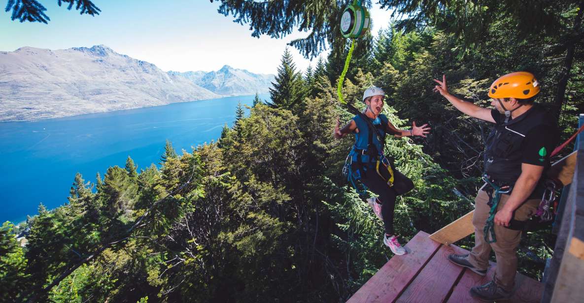 Queenstown: 1-Hour Zipline Tour With 2-Lines & 21-Meter Drop - Tour Duration and Pricing