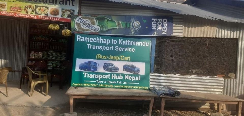 Ramechhap (Manthali Airport) to Kathmandu Transfer Service