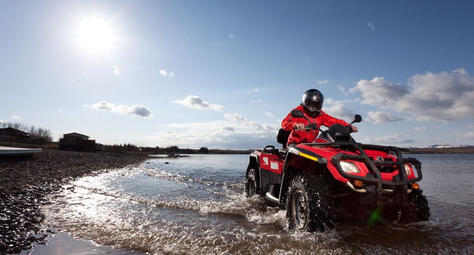 Reykjavik: 3-Hour Volcanic Springs Quad Bike Tour