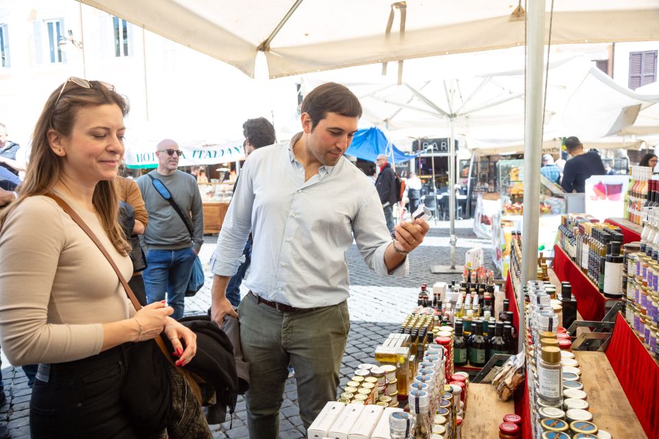 Rome: Campo De Fiori & Ghetto Street Food Guided Tour