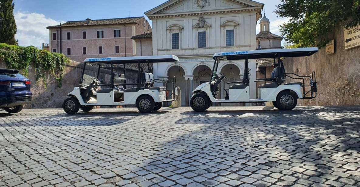 Rome: Catacombs and Appian Way Golf Cart Small-Group Tour