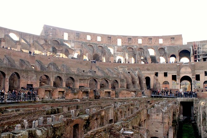 Rome: Colosseum, Arena & Underground Private Tour With Pick-Up