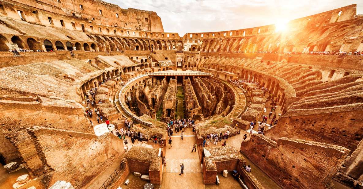 Rome: Colosseum With Arena and City Walking Tour