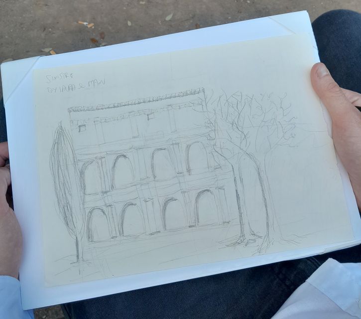 Rome: Drawing the Colosseum With a Simple and Fun Method - Overview of the Drawing Activity