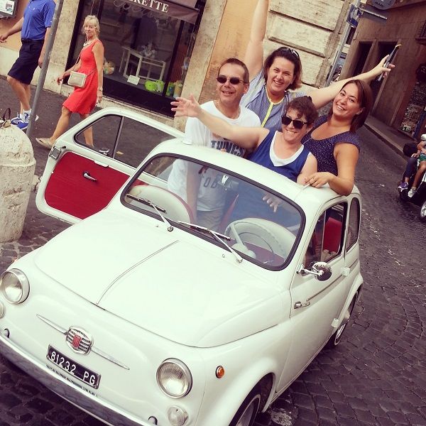 Rome Driving Tour By Vintage Fiat 500