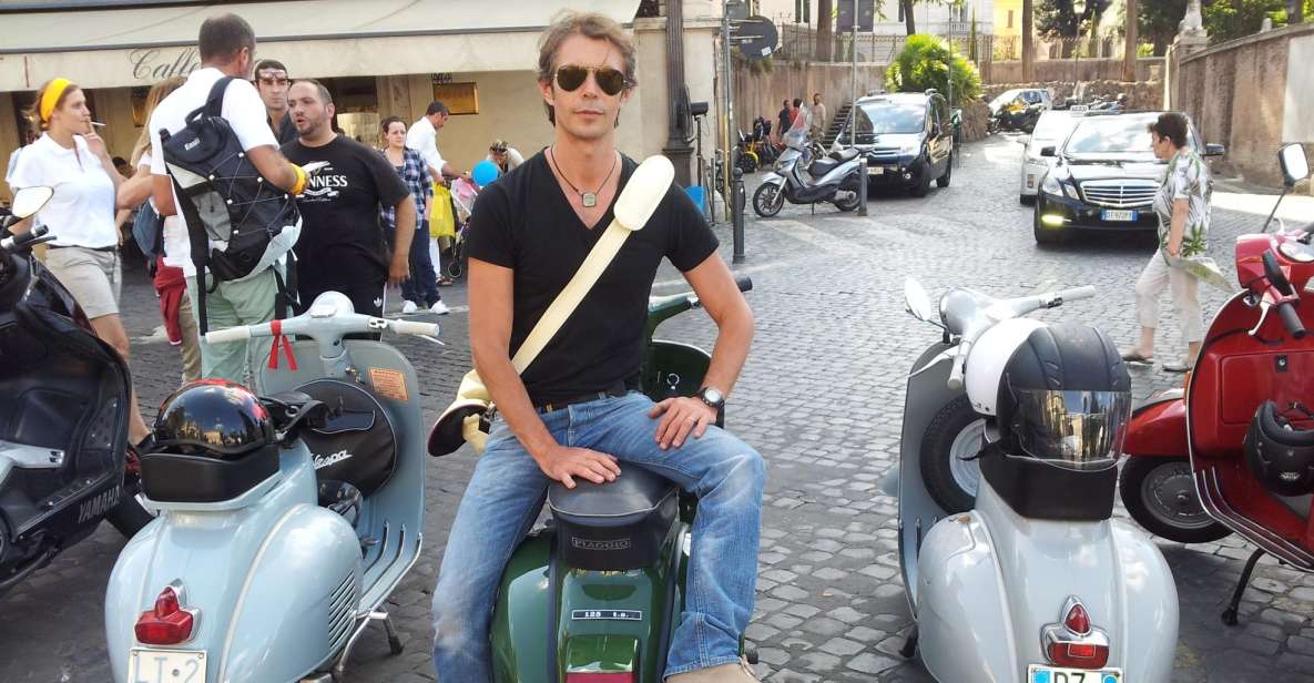 Rome: Half-Day Tour by Vespa With Driver - Tour Overview