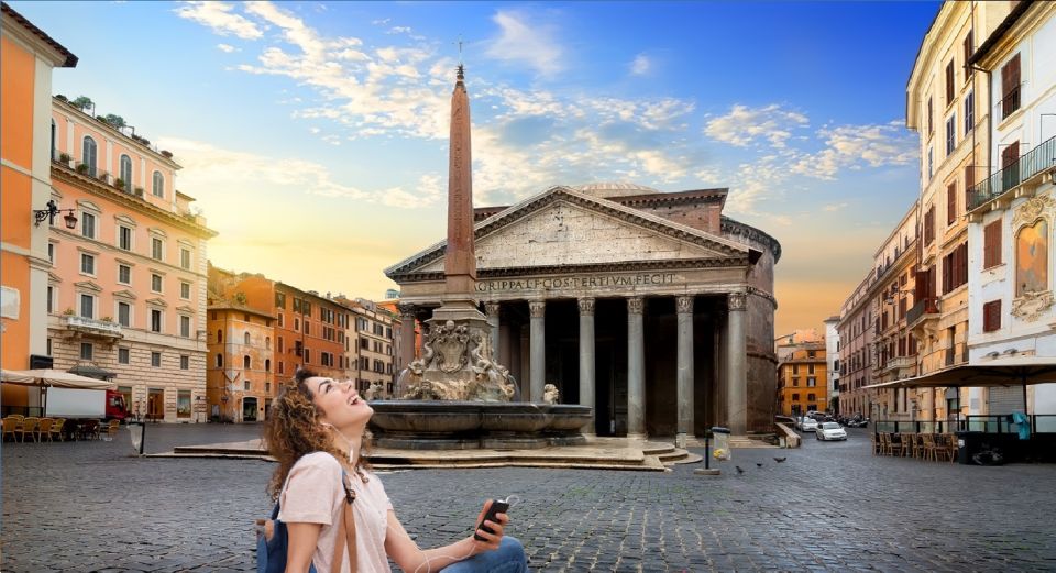 Rome: Monuments Audio Guide With Pantheon, No Entry Ticket