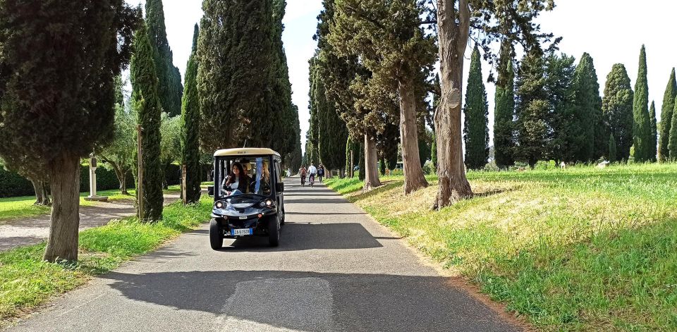 Rome: Official Catacombs Guided Tour With Golf Cart Shuttle