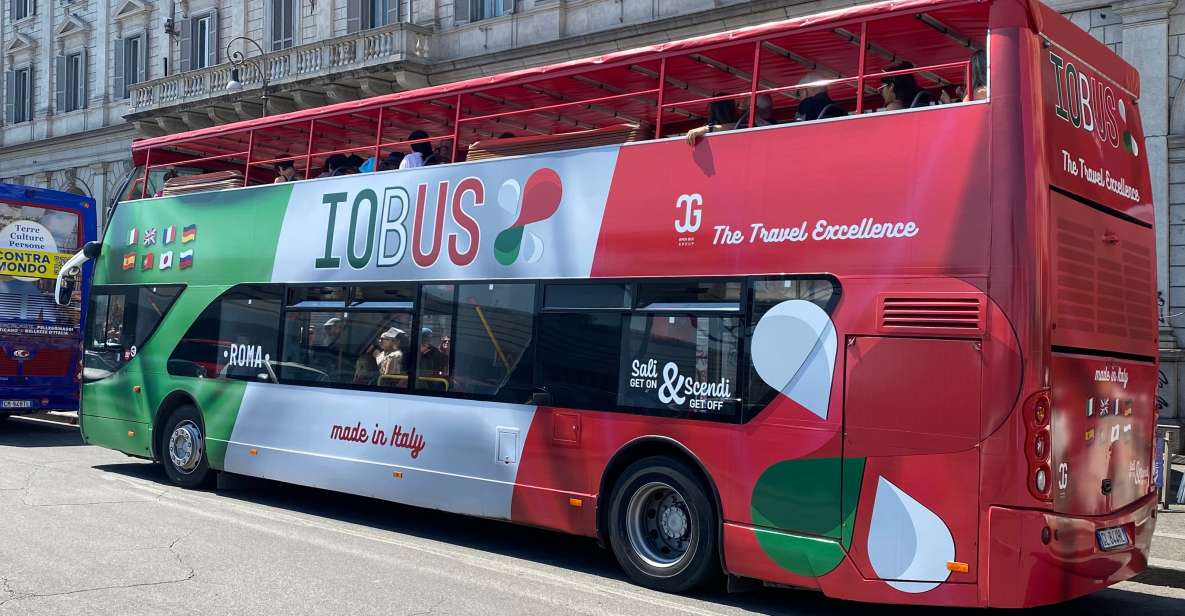 Rome: Open-Top Hop-On Hop-Off Bus City Tour