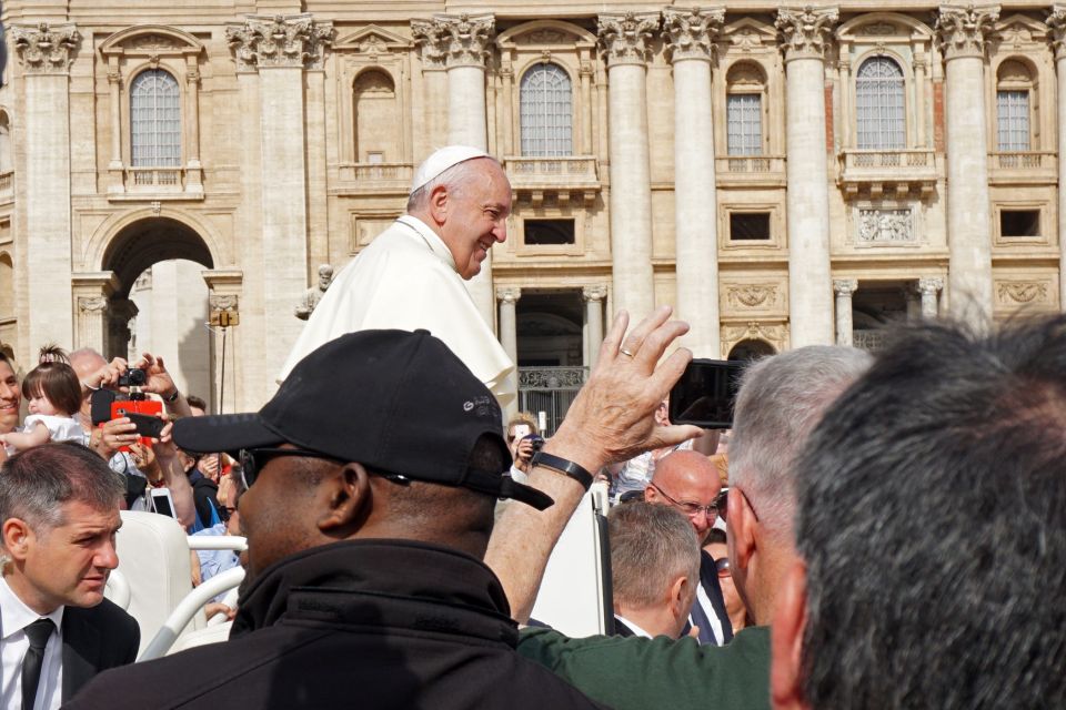 Rome: Papal Audience Experience With Pope Francis