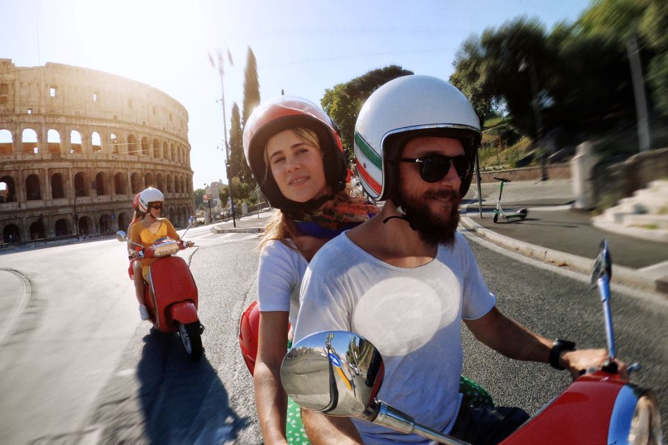 Rome: Self-Driven Sightseeing Tour by Vespa