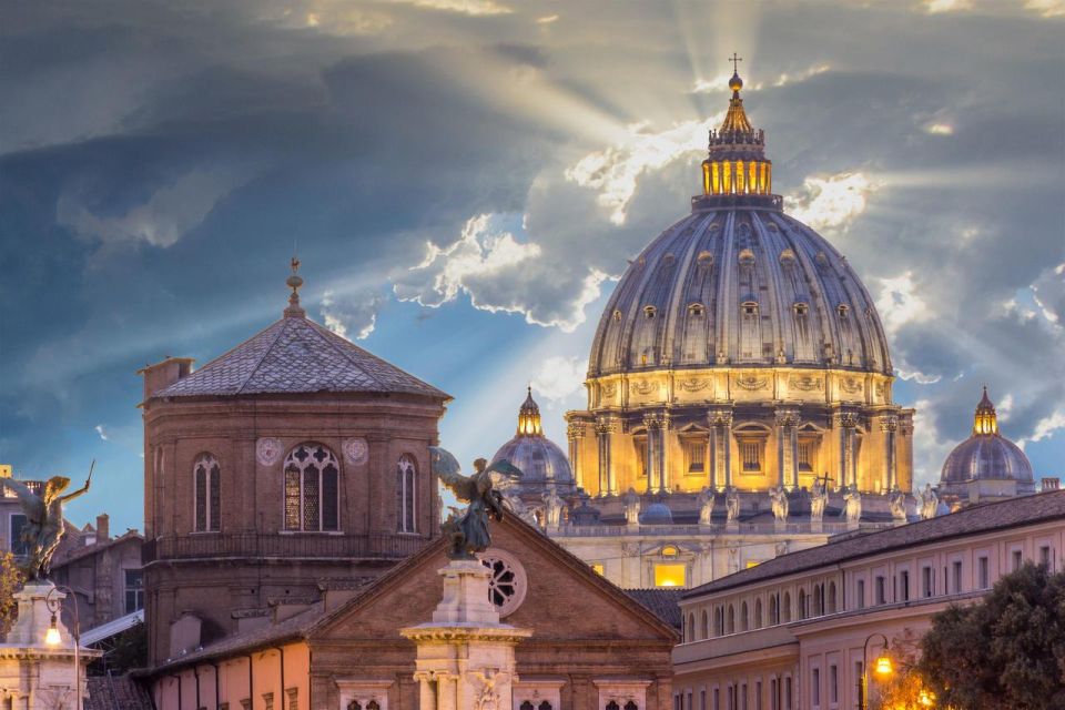 Rome: St Peters Basilica & Papal Tombs Tour With Dome Climb