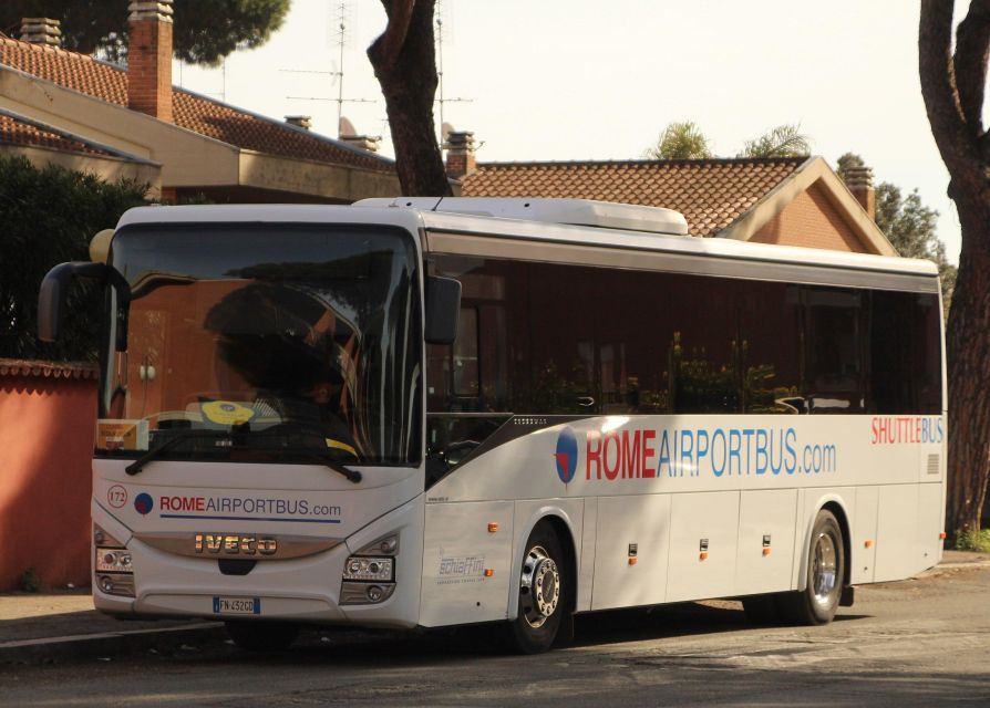 Rome: Tickets for Bus Transfer to or From Fiumicino Airport - Transfer Duration and Comfort