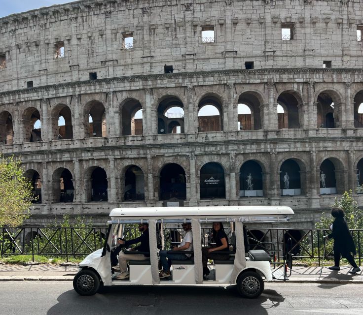 Rome Unveiled: Small-group Golf Cart Guided Tour