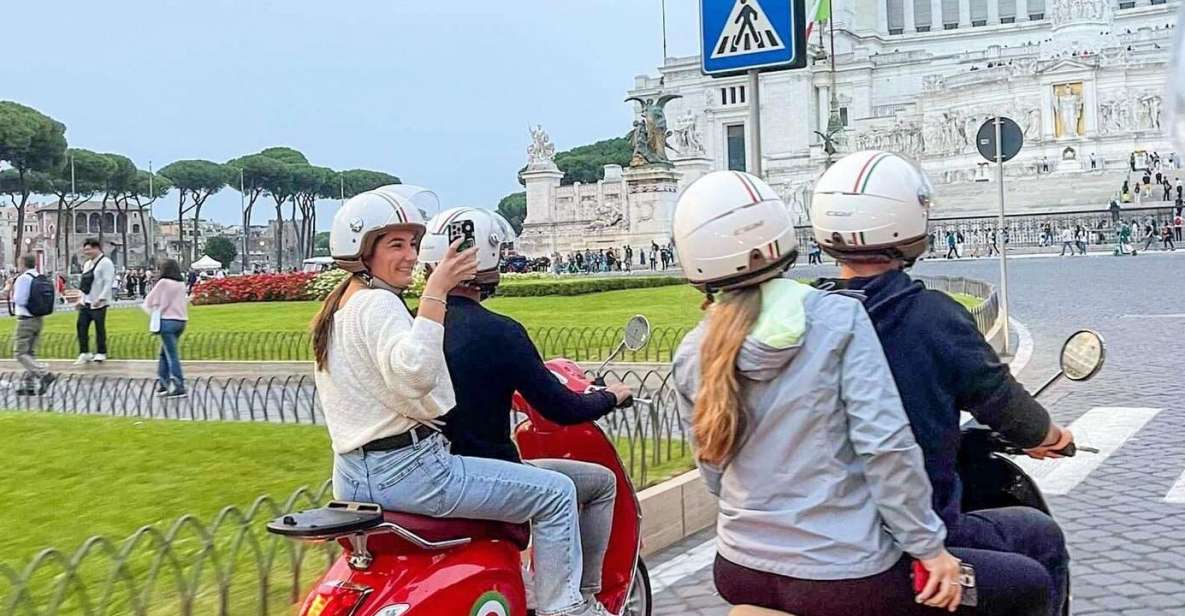 Rome Vespa Half-Day Tour With Private Driver