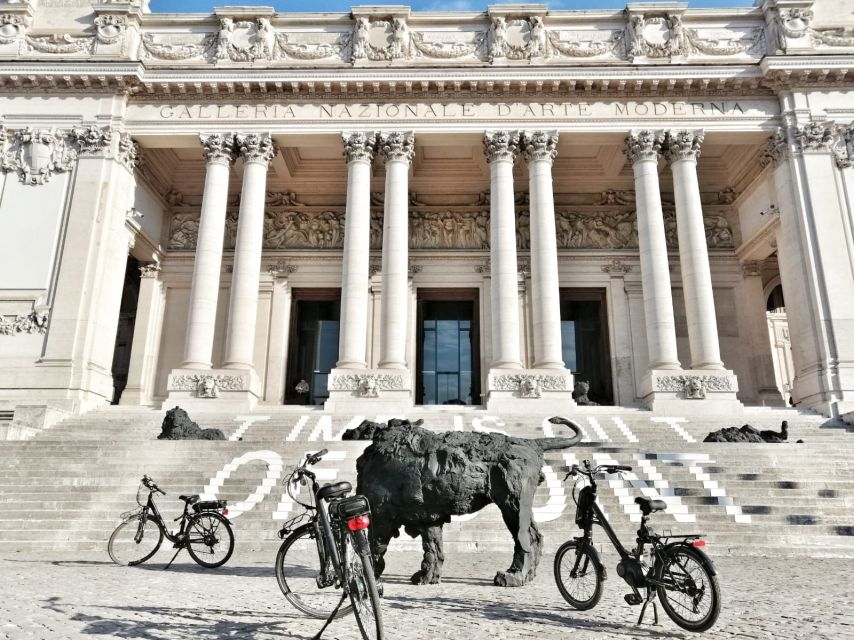 Rome: Villa Borghese & Ada Bike Tour With Optional Catacombs