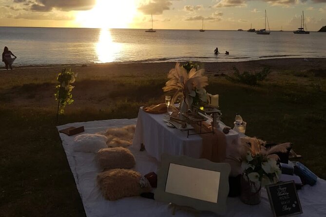 Saint Lucia Beachfront Sunset Picnics - Location and Meeting Details