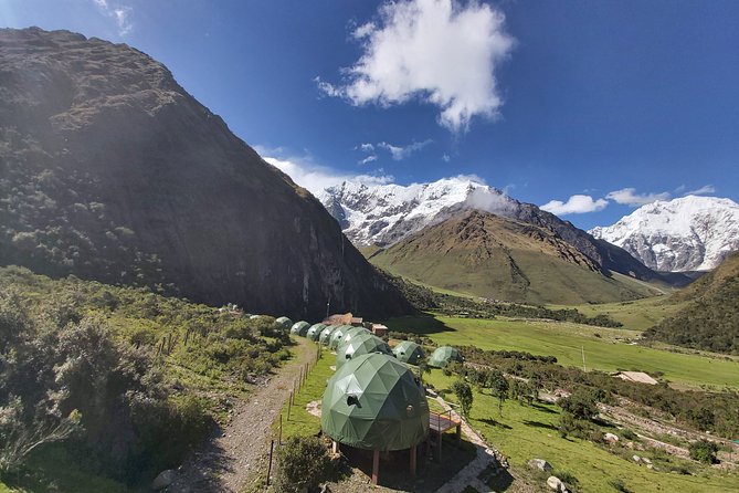 Salkantay Trek 5 Days to Machu Picchu by Glamping Sky Lodge Dome