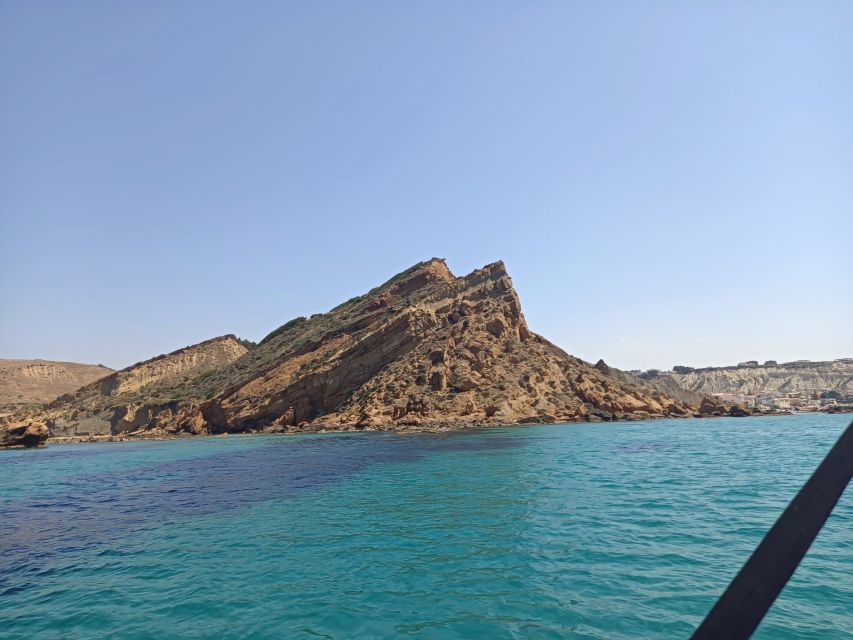 San Leone: Boat Tour to Scala Dei Turchi With Swim & Skipper