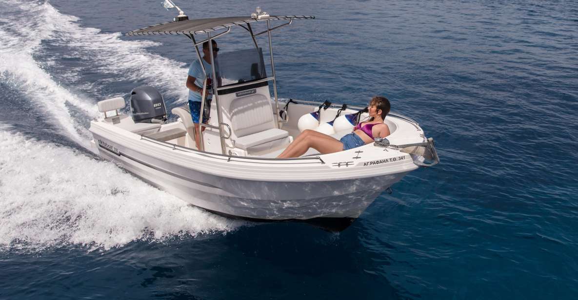 Santorini: Boat Rental With License