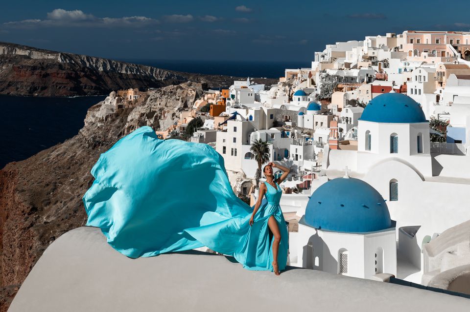 Santorini Flying Dress