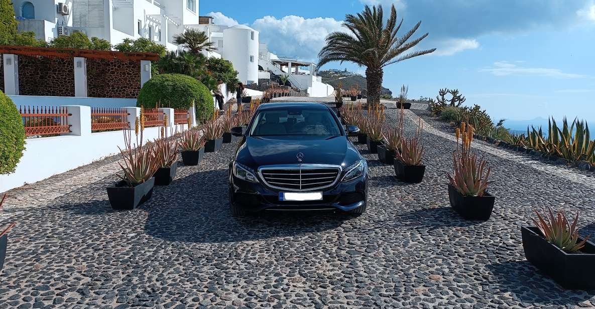 Santorini: Full-Day Car Hire With Private Driver