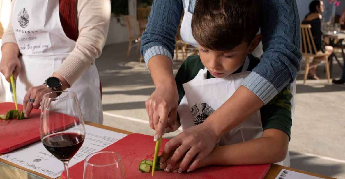 Santorini: Greek Food Cooking Class With Wine Tasting