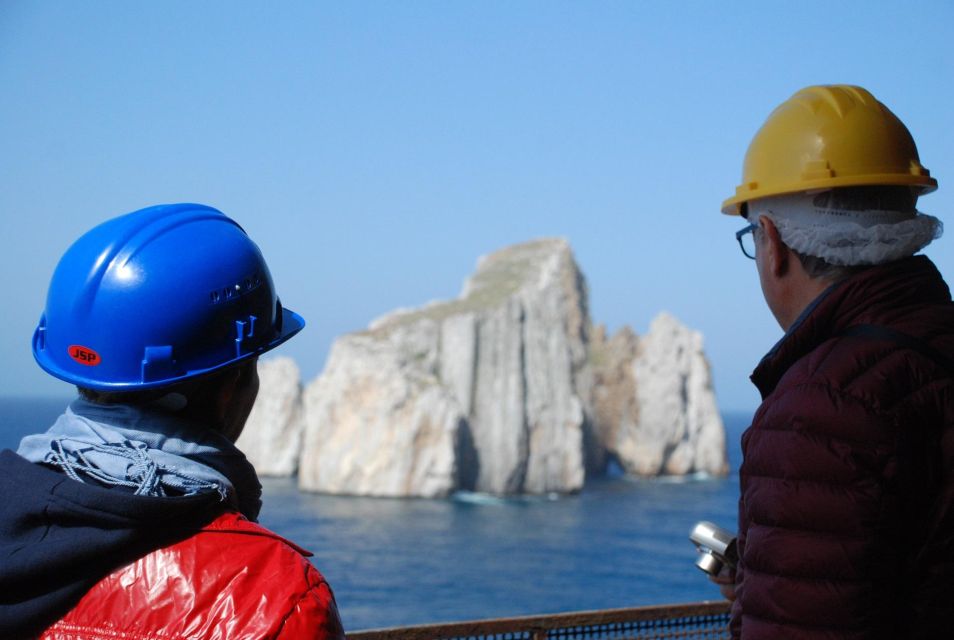 Sardinian Mines and Sea From Cagliari