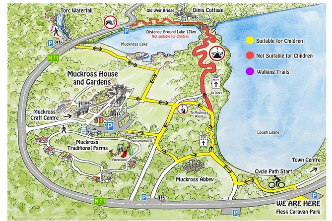 Self-Guided Bike Tour of Killarney National Park, Muckross Gardens & Waterfall