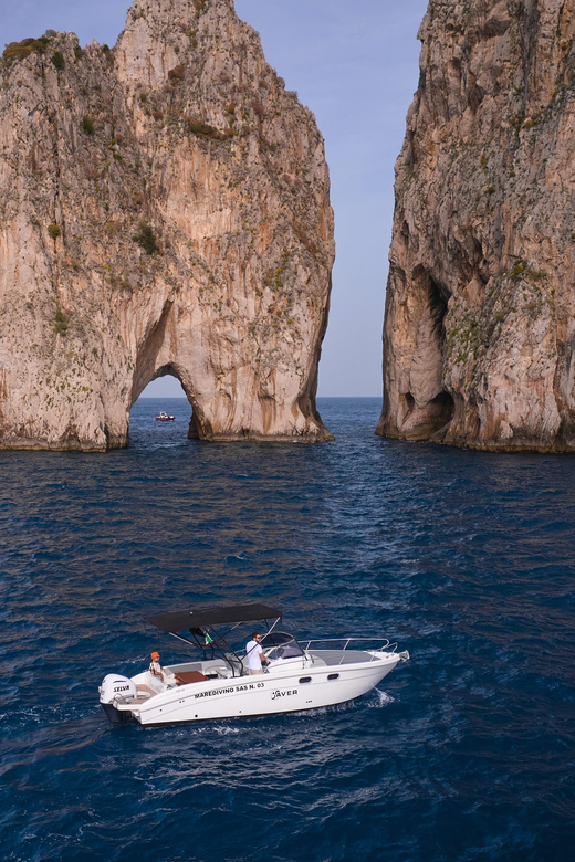 Sorrento: Private Capri Speedboat Tour With Snacks & Drinks - Tour Overview and Pricing