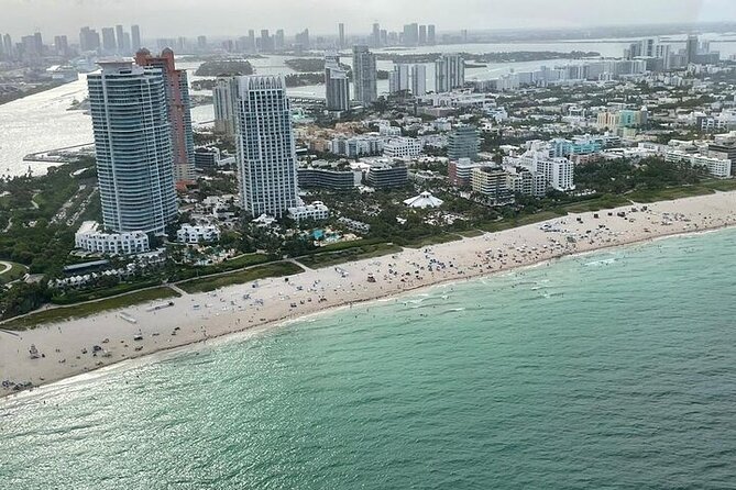 South Beach Miami Aerial Tour : Beaches, Mansions and Skyline