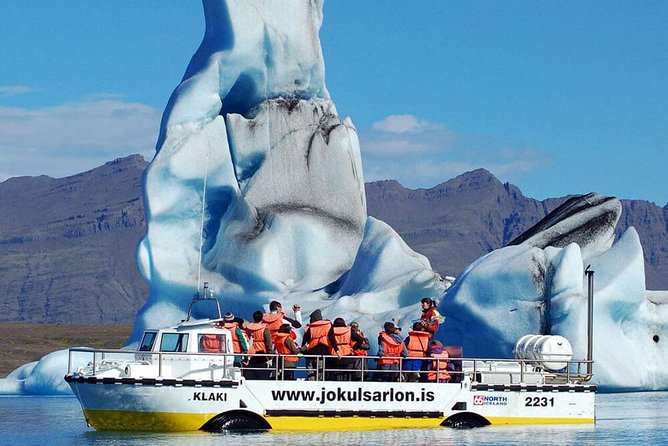 South Coast and Glacier Lagoon With Boat Tour From Reykjavik