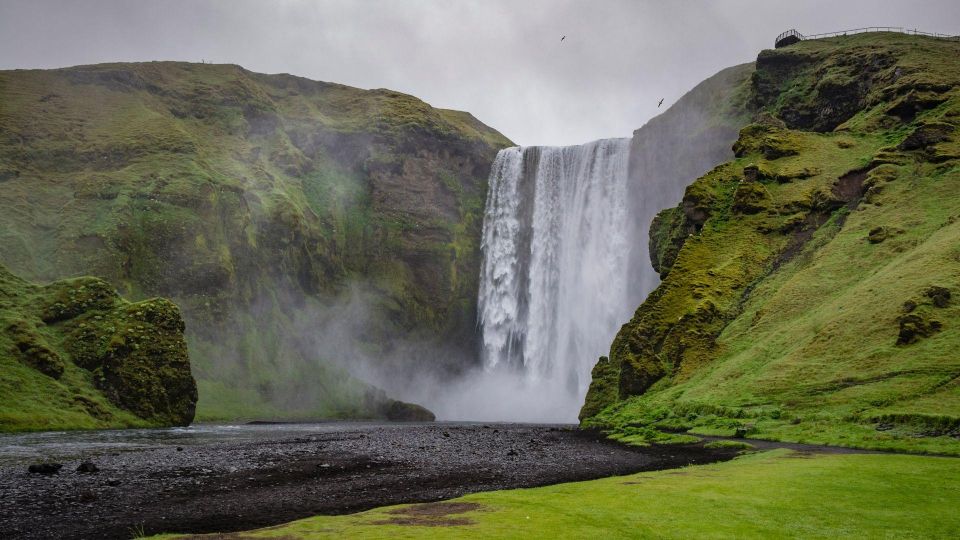 South Coast of Iceland. Black Beach, GlaсIer, Waterfalls…