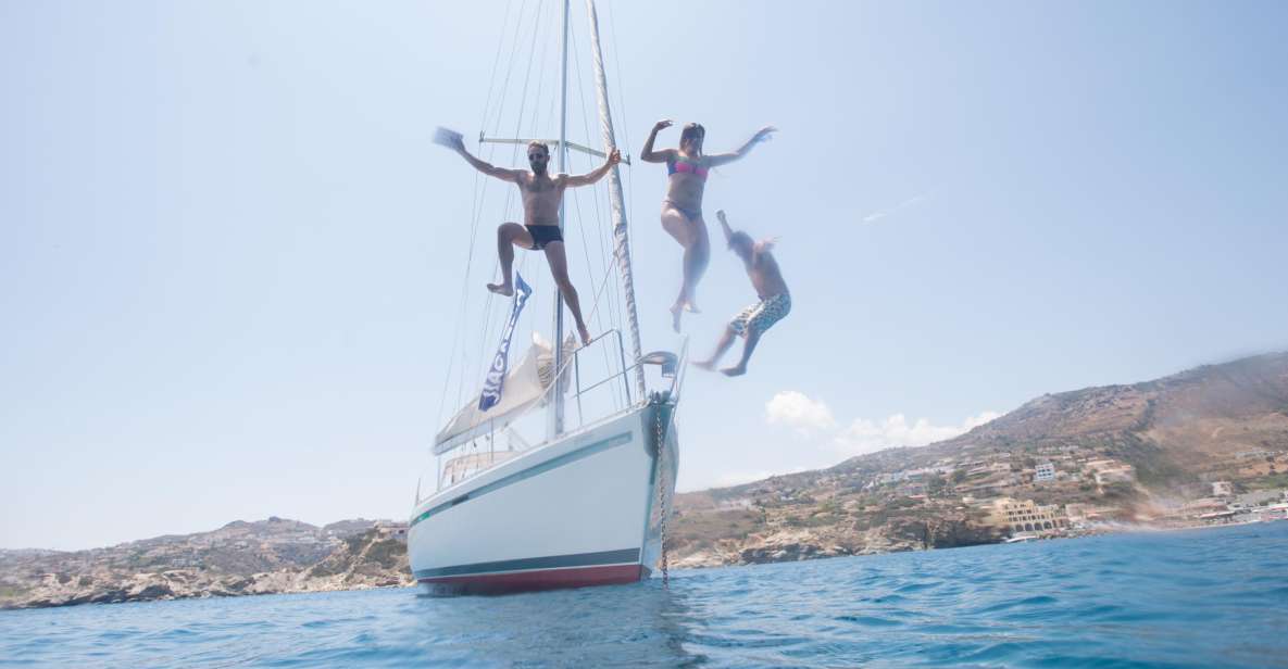 South Crete: Sailing Full Day Trip With Lunch