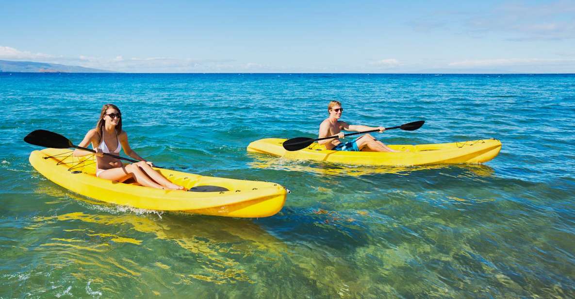 South Maui: Premium Turtle Town Kayak and Snorkel Tour