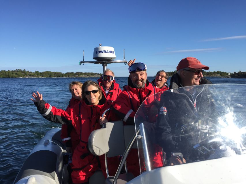 Stockholm Archipelago 1-Hour Tour by RIB Speed Boat