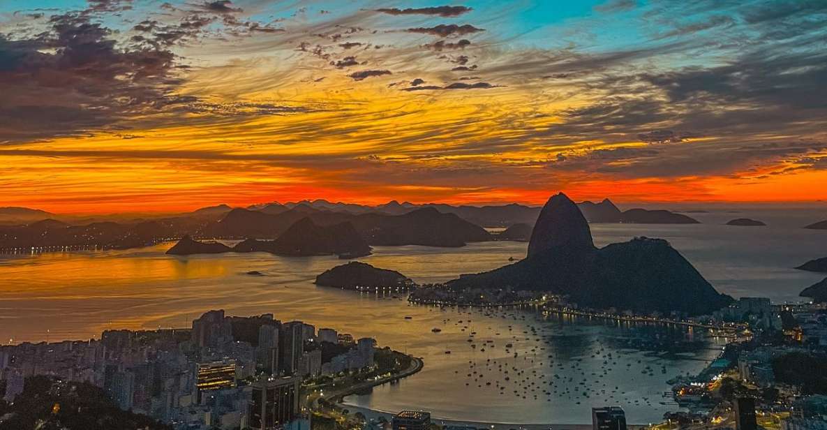 Sunrise at Dona Marta Viewpoint Christ the Redeemer