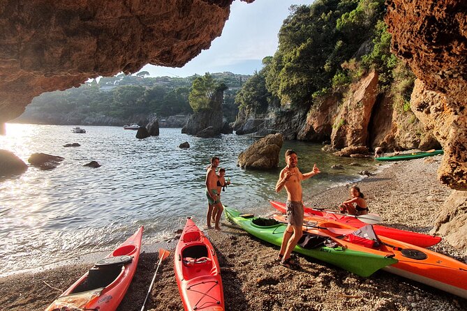 Sunset Kayak Adventure & Caves Tour, Swimming & Aperitif