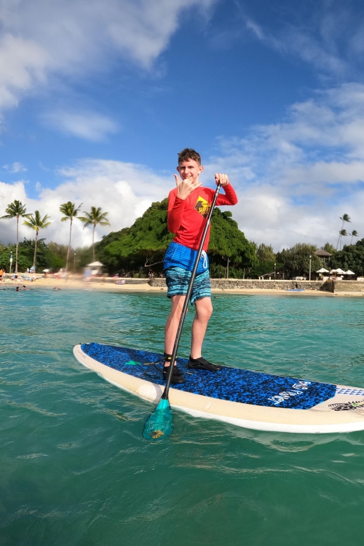 SUP Lesson in Waikiki, 3 or More Students, 13YO or Older