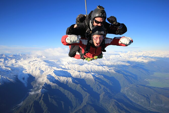 Tandem Skydive 13,000ft From Franz Josef