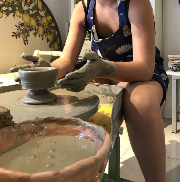 Taormina: Giardini Naxos Ceramic Wheel Experience